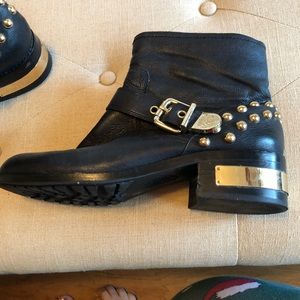 Vince Camuto Boots with Gold Accents Size 11